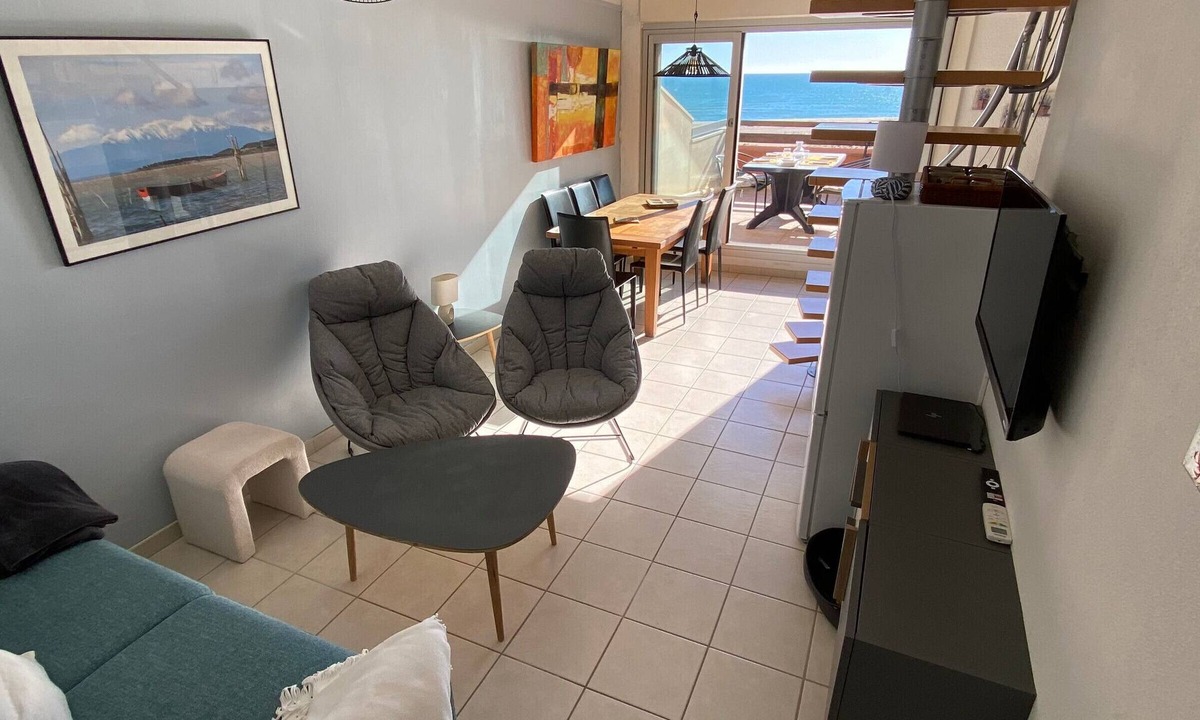 Port Leucate Apartment | Port Leucate: Air-Conditioned T3 Duplex Apartment, 6 Pers, Sea Facing, Parking