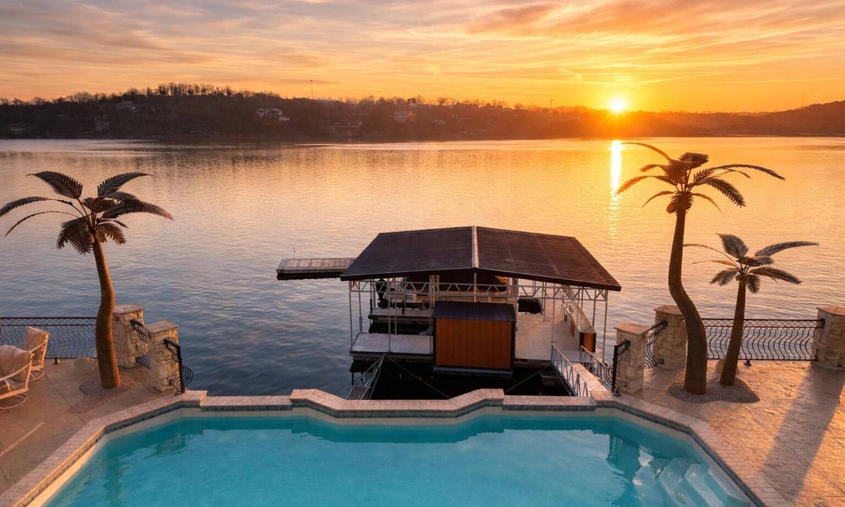 Osage Beach House | Porto Cima - Amazing 6,500 SF Home - Private Heated Pool, Arcade, Sleeps 30 PLUS