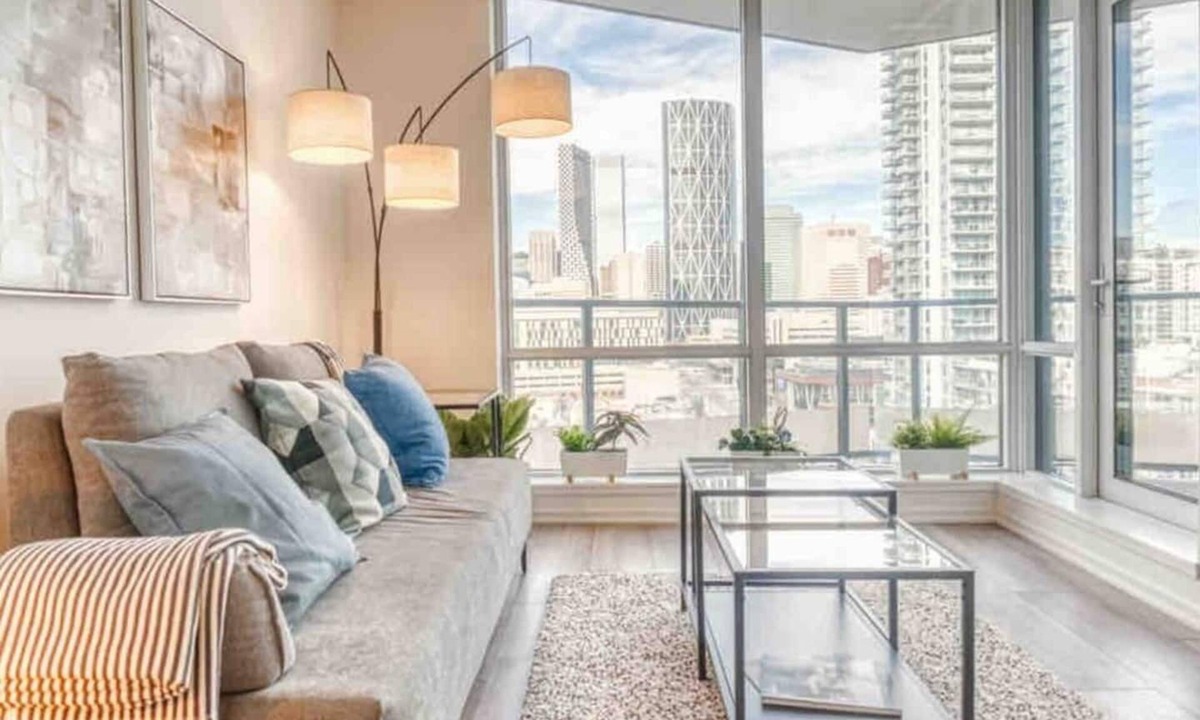 East Village Condo | Postcard Views w/Chic Decor, Office, Parking