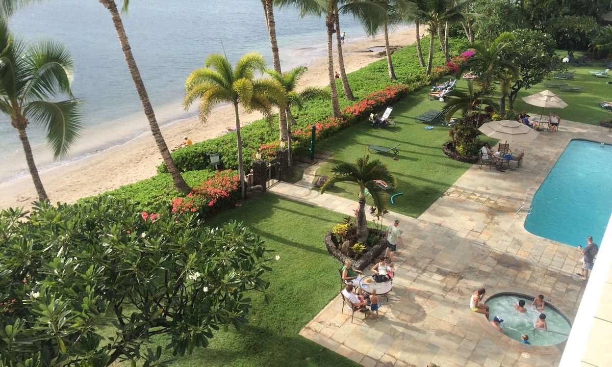 Historic Lahaina Front Street Condo | Premier Lahaina Ocean Front Studio with Fantastic Ocean View