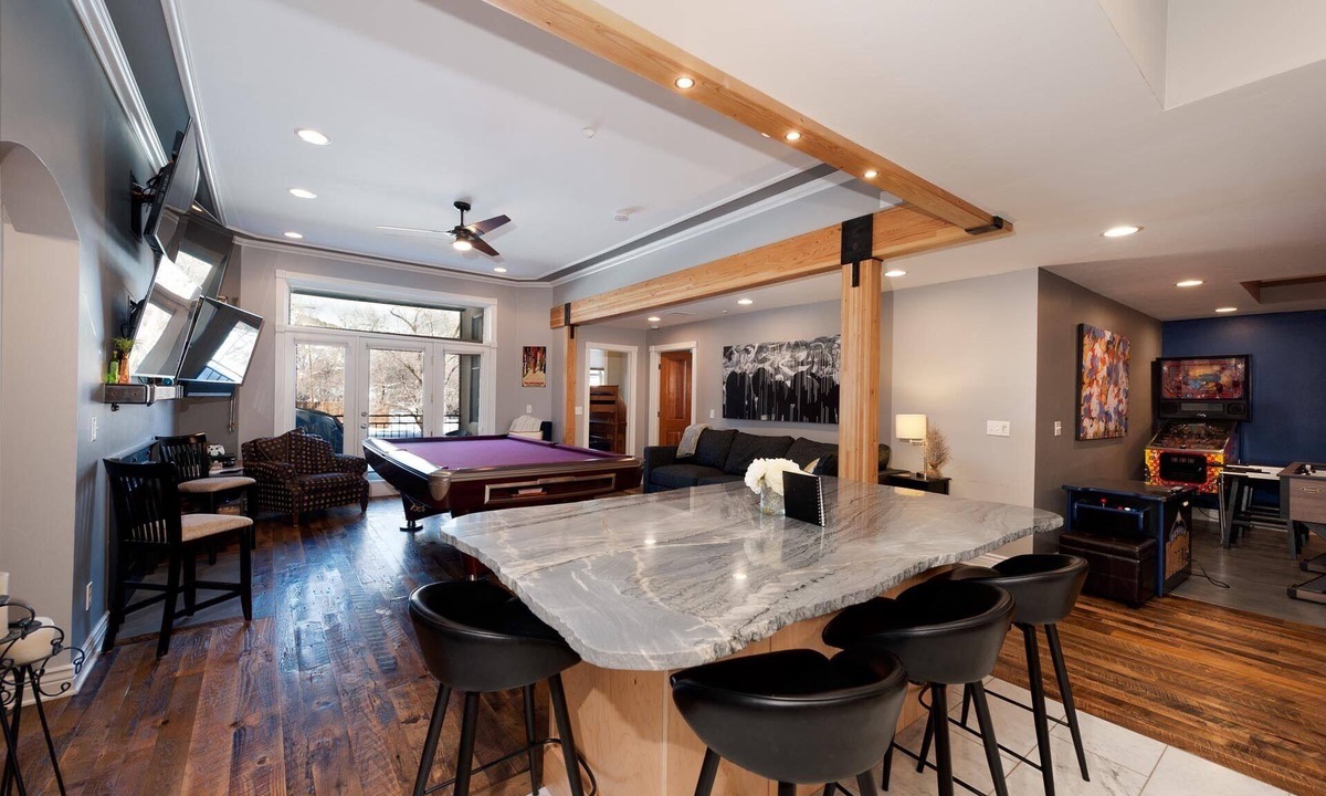 Historic Downtown Durango Condo | Premier Location in Historic Downtown Durango - Game Room/Pool Table/Foosball