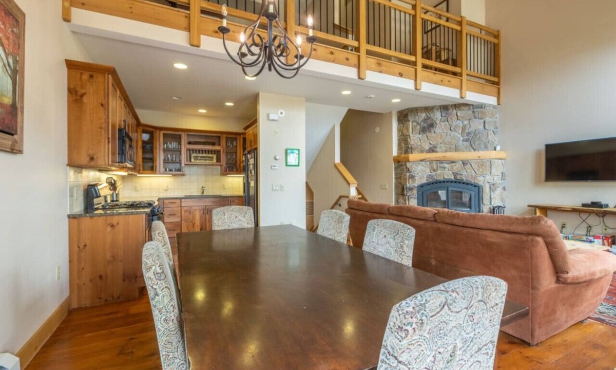 Stratton Mountain Villa | Premier Treetop Townhome with Fireplace, Shuttle and Private Hot Tub