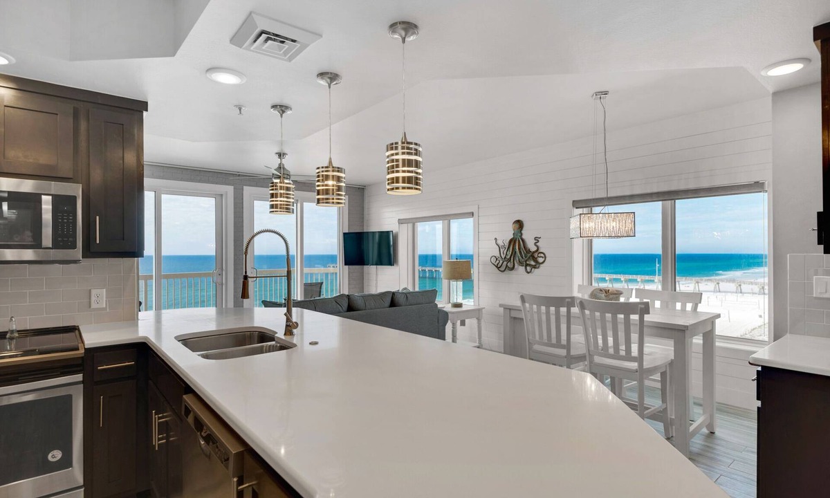 Panama City Beach Condo | Premium-Low Floor-West Corner Unit! Amazing Views, Beach Service & VIP Parking!