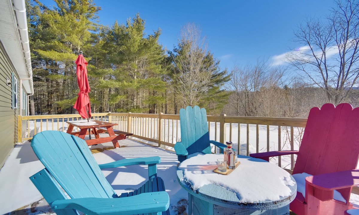 Jewett House | Private 7-Acre Retreat: On-Site Pond, Streams