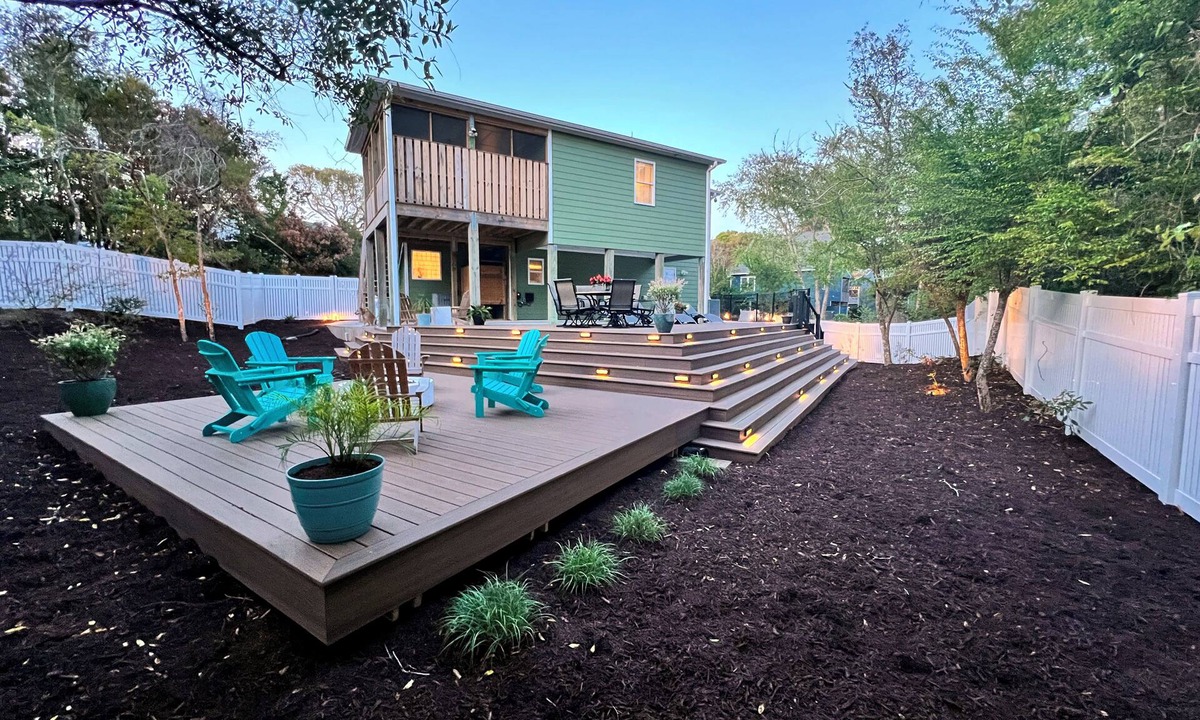 Emerald Isle House | Private Beach Retreat - Outdoor Living, Dog Friendly Yard, Hot Tub, Game Room