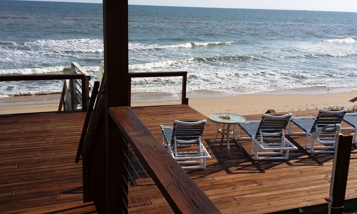 Bethune Beach House | Private Beachfront Home -Right on no-driving Beach