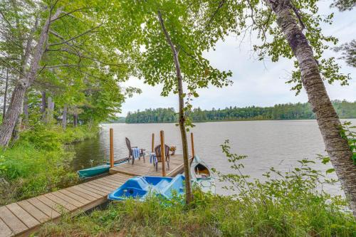 Augusta House | Private Dock & Deck: Tranquil Dam Pond Cottage!