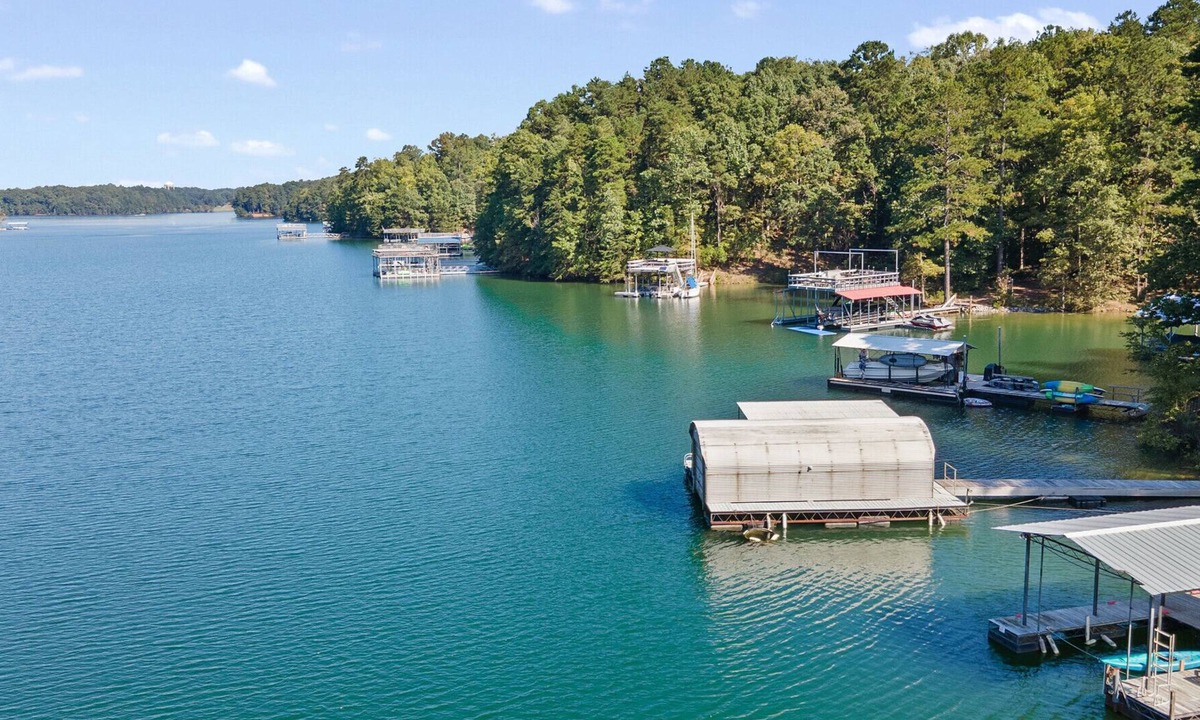 Buford House | Private dock, lake access and pet friendly