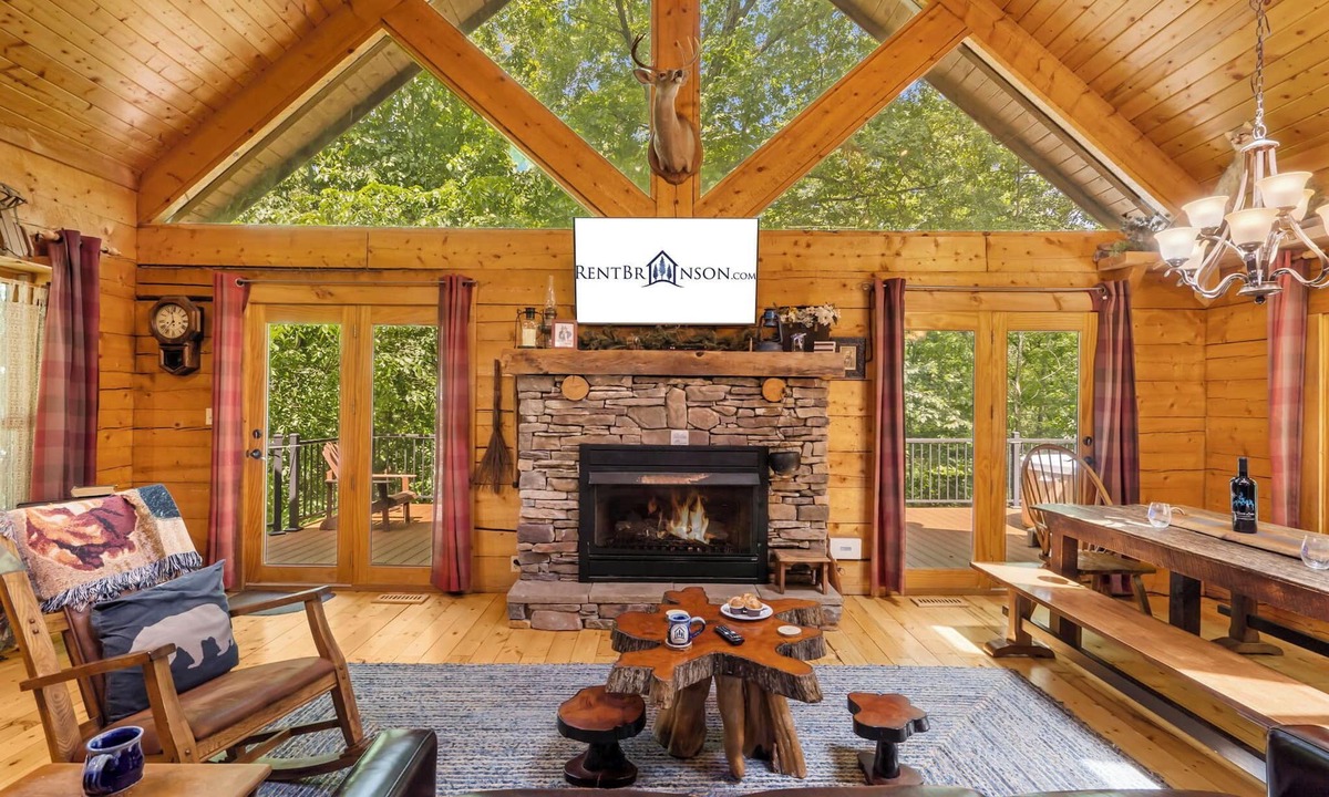 Blue Eye Cabin | Private Engleman Spruce Cabin with Game Room, Community Pool & Car Charger