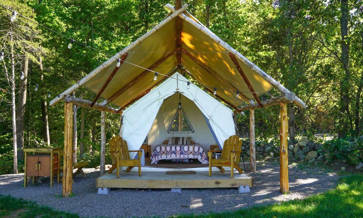 Vernon RV Rental | Private Glamping Tent