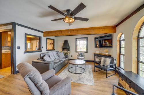 Grove House | Private Hot Tub & Dock: Lakefront Grove Retreat!