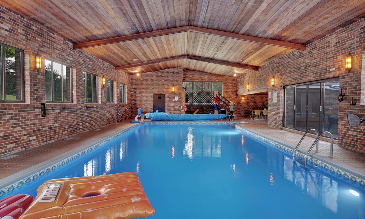 Gaylord House | Private Indoor Pool + Hot Tub | Game Room + Lounge
