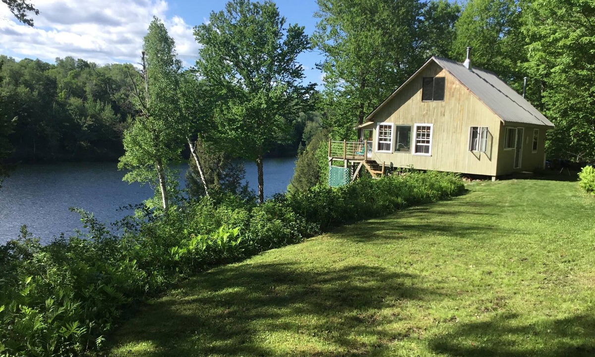 Eden Cabin | Private Mountain Pond Cabin, is for sale, 275,000, text owner for information