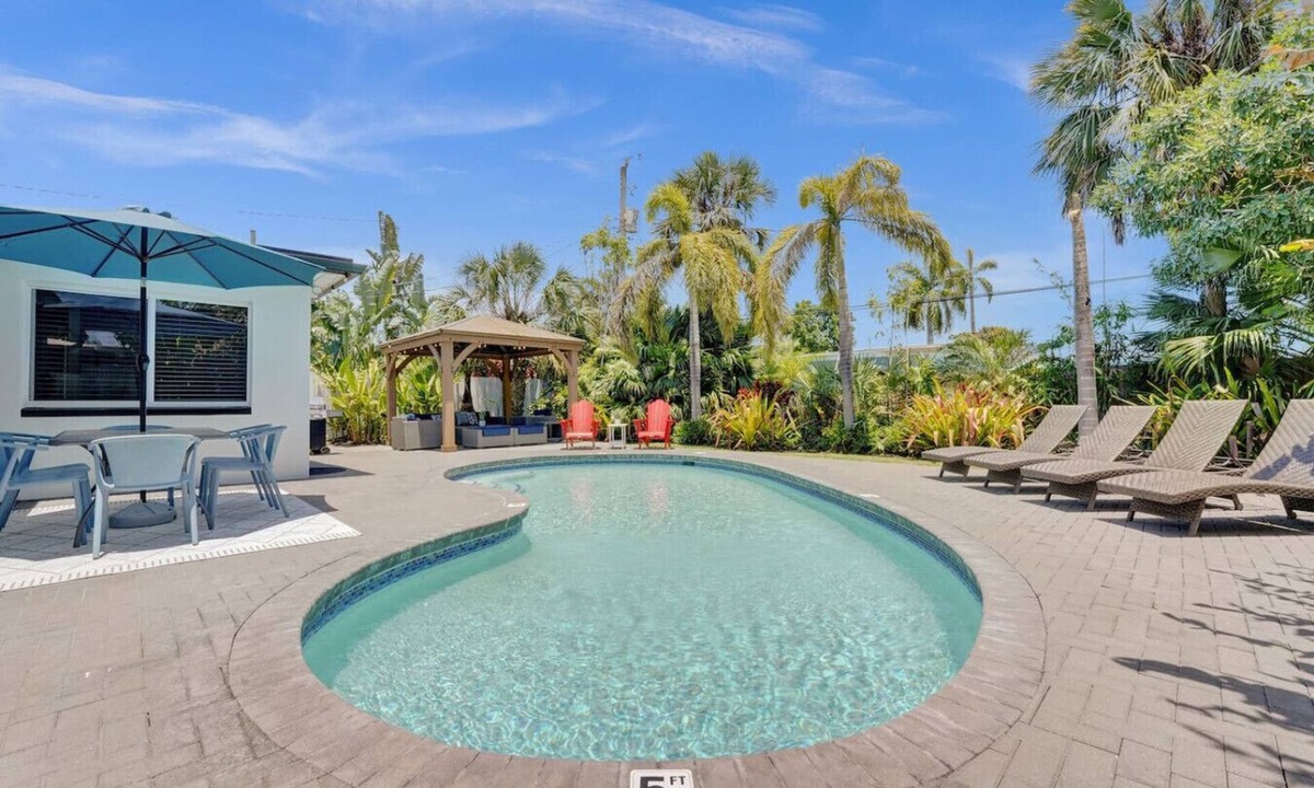 Wilton Manors House | Private Oasis w/Heated Pool - Wilton Dr & Beach