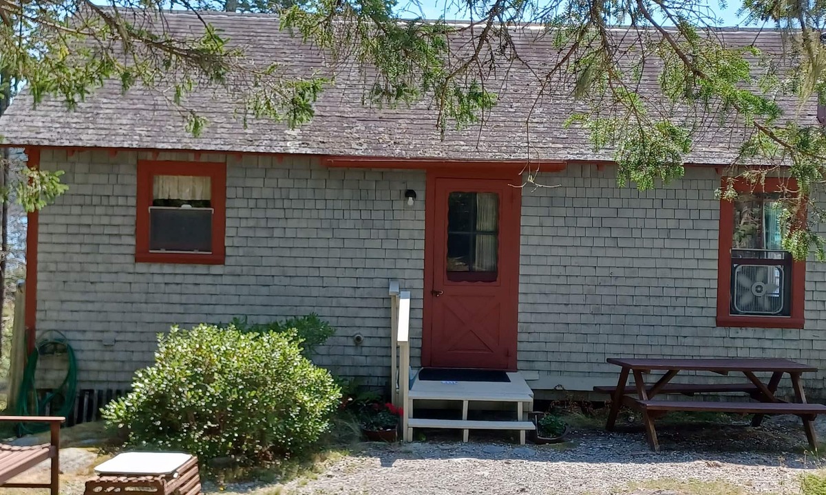 Bar Harbor Cottage | Private Ocean side rustic cottage with beach Bar Harbor