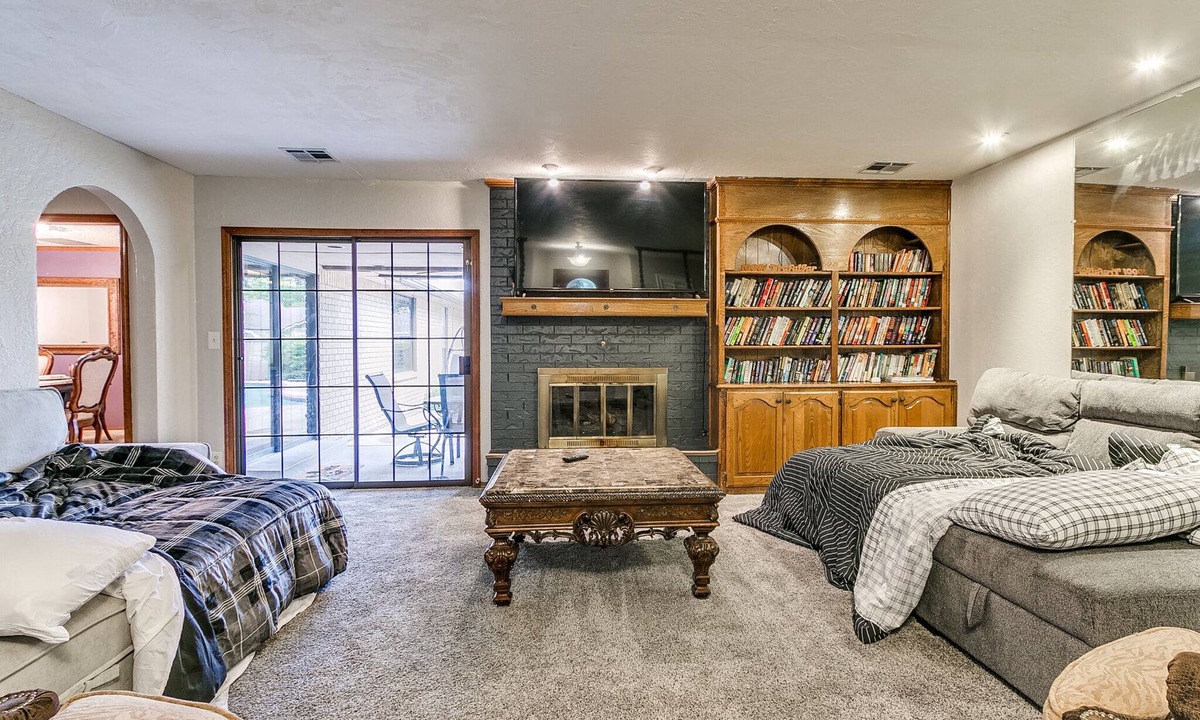 South Oklahoma City House | Private Pool! Family-sized home with game room