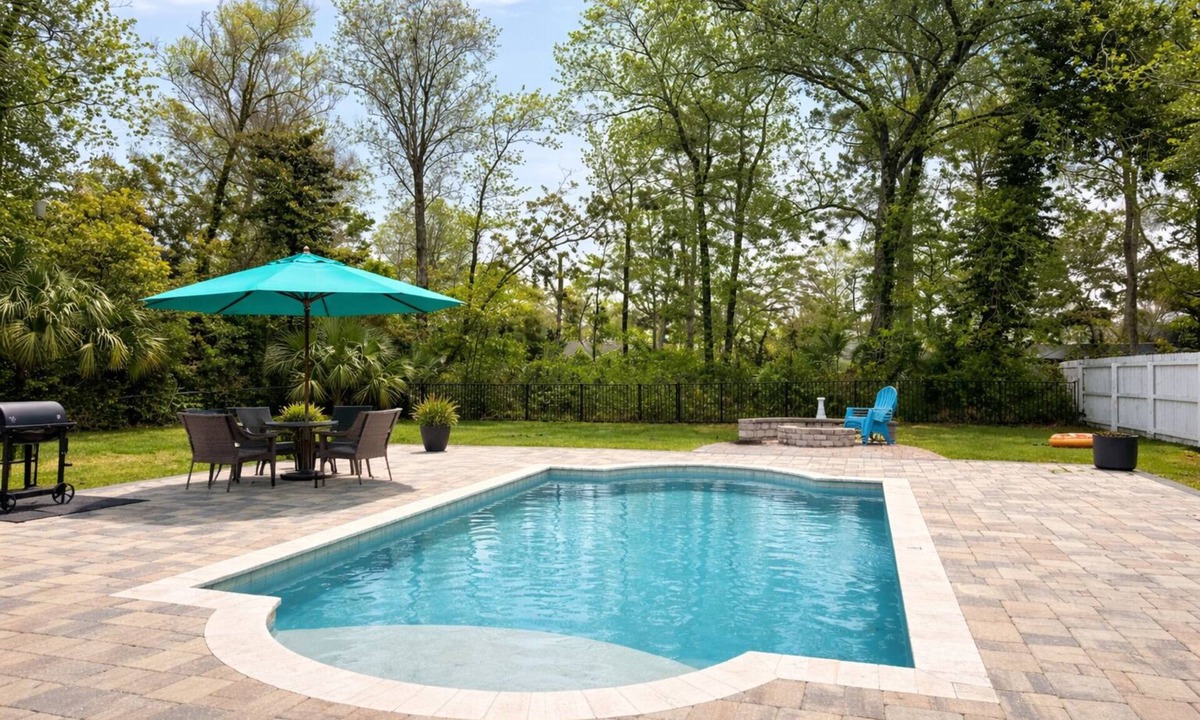 Isle of Palms House | Private Pool Getaway 5min Beach Sleeps 9