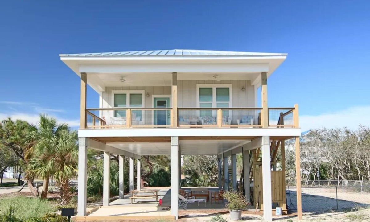 St. George Island House | Private pool! Steps from the Beach, Pet Friendly