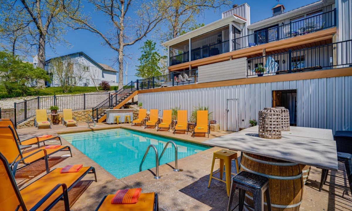 Lake of the Ozarks House | Private pool vacation home, spa, game rooms, HOA boat slip.