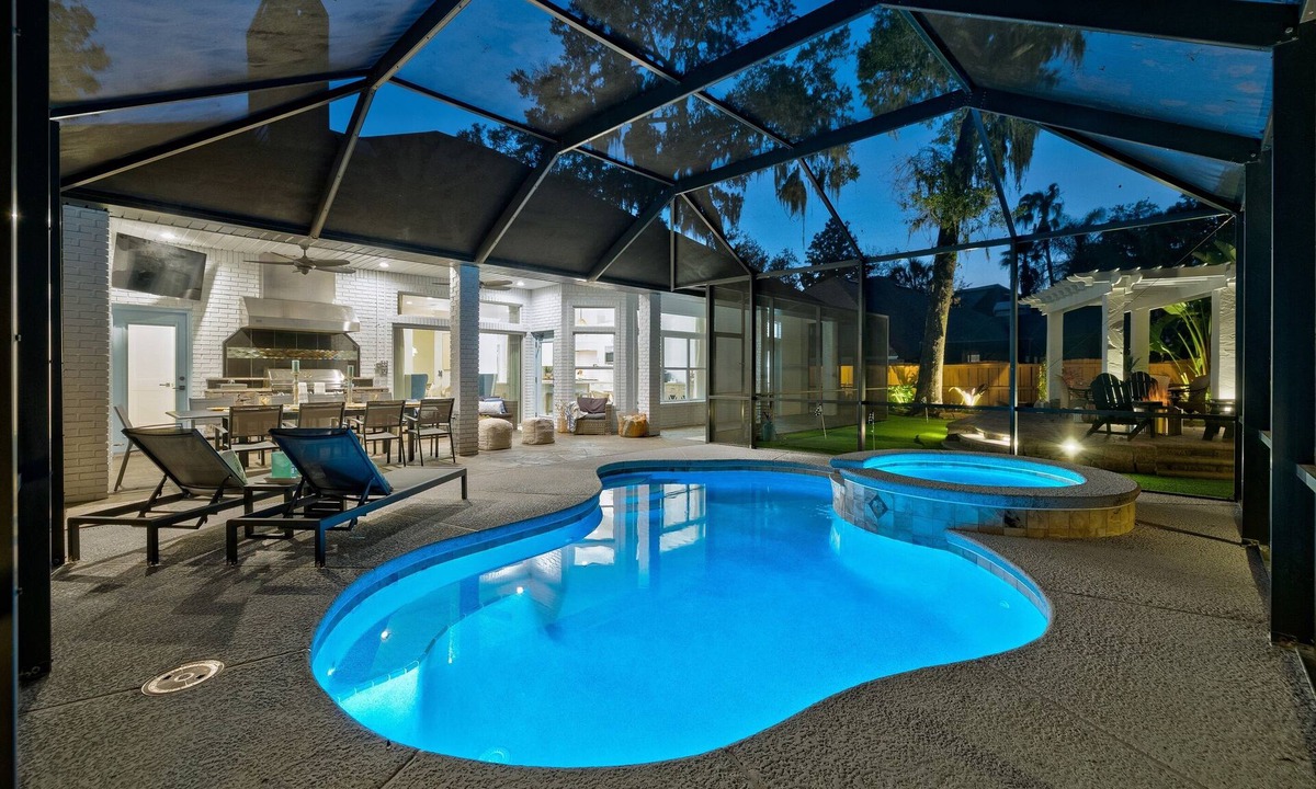 Jacksonville Beach House | Private Resort Retreat | Pool, Spa + Putting Green