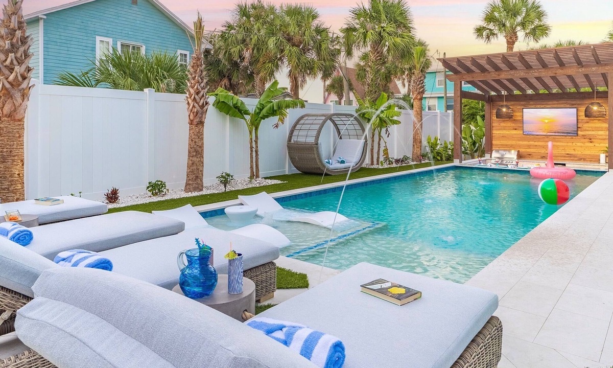 St. Augustine Beach House | Private Resort‑Style Beach Retreat w/Swim‑Up Bar