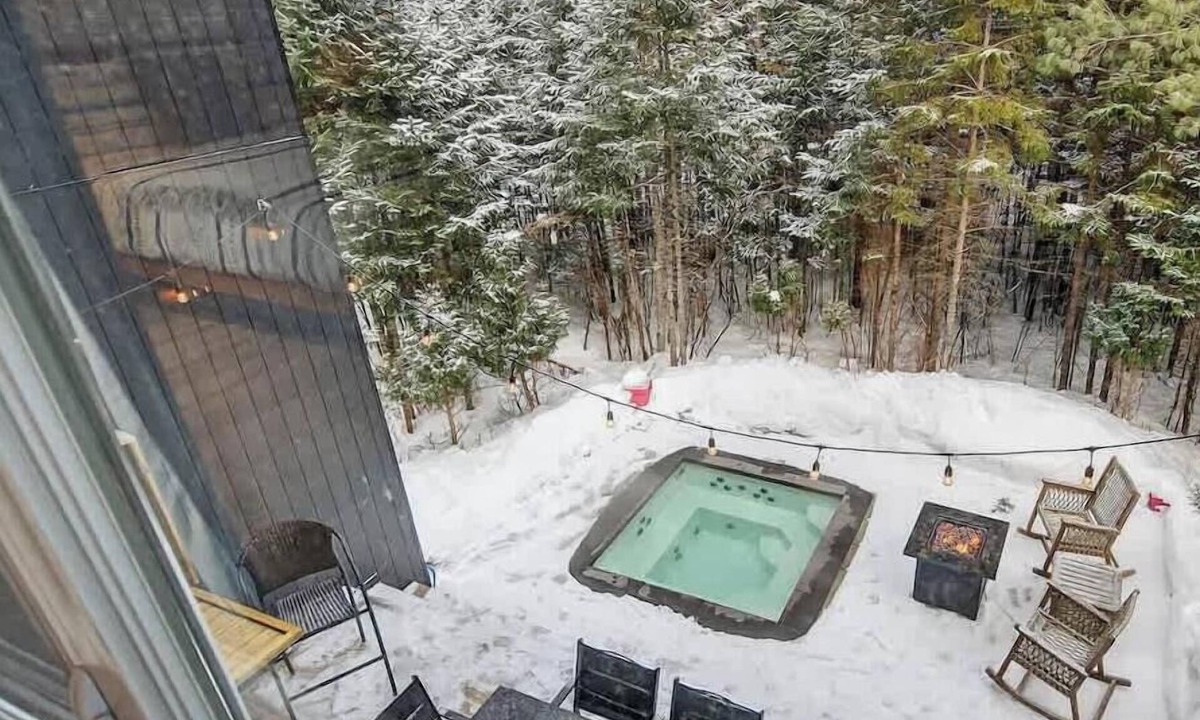 Pont-Rouge House | Private sunken spa - Luxury chalet near Quebec
