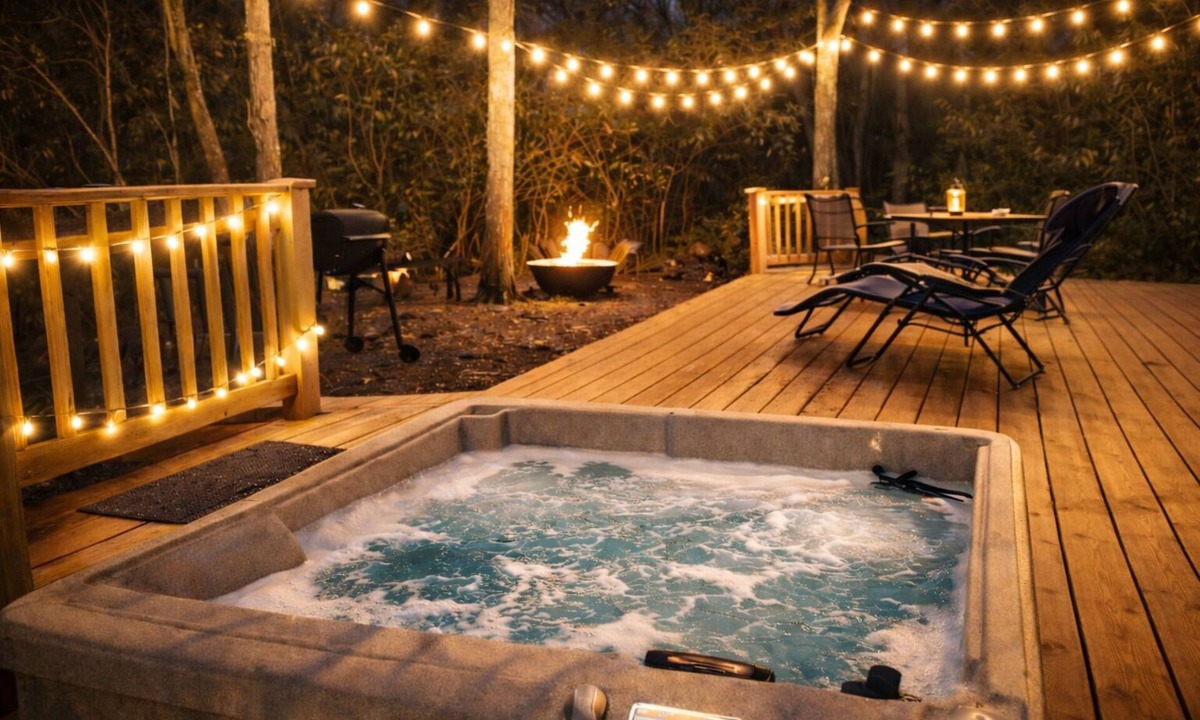 Navasota Cabin | Private Wooded Cabin w/Hot Tub, Fire Pit. 5 minutes from Texas A&M