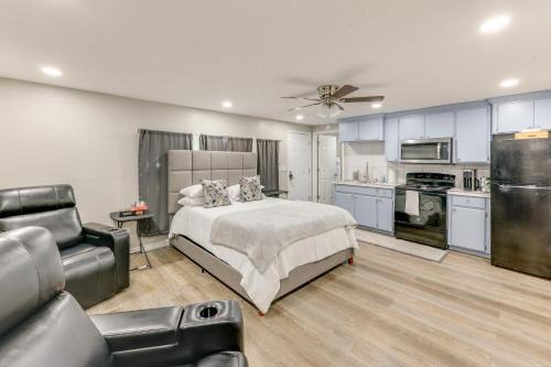 New Boston Apartment | Private Yard: Pet-Friendly Studio in New Boston!