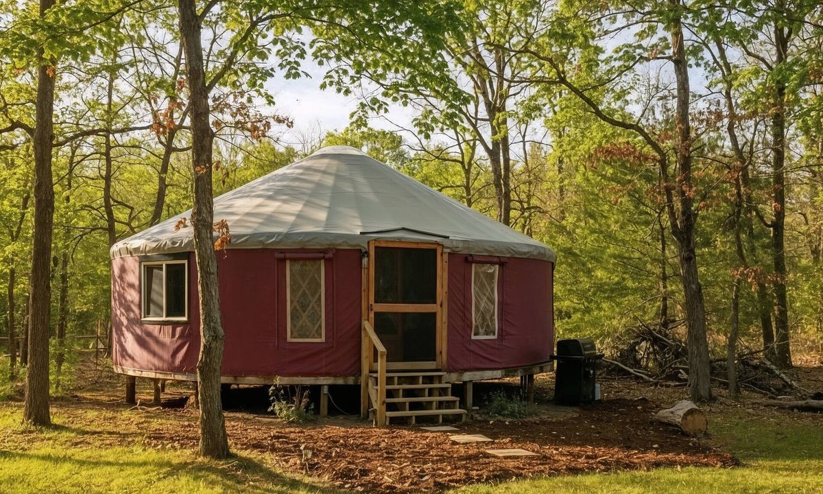 Baldwin Cabin | Private Yurt on 20 Wooded Acres, Pet-Friendly