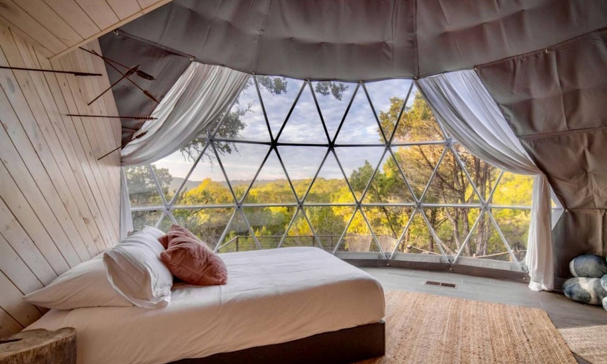 Oatmeal Cabin | Quality Time in Nature: Marble Falls Luxury Glamping for Families