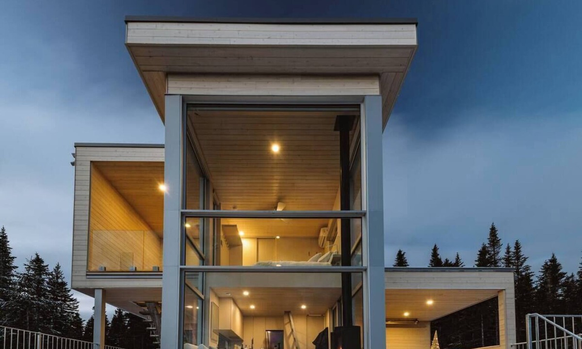 Lac Beauport House | QUARTZ - Micro Chalet | Spa & Mountain Views near Québec