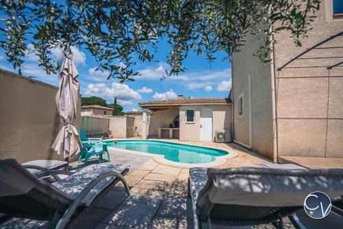 Bagnols-sur-Ceze Villa | Quiet house with pool, ideal for families