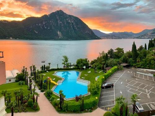 Bissone Apartment | Quiet Lake Apartment