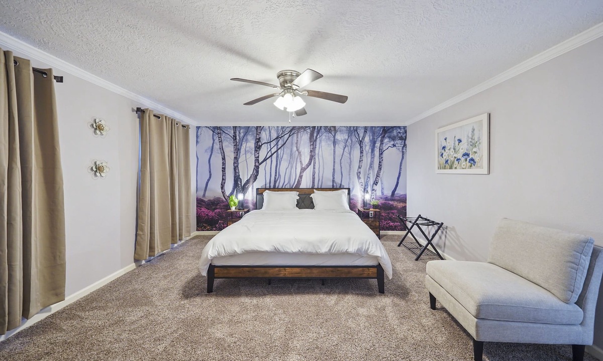 Huffman House | Quiet & Peaceful Family Retreat,10 Guests+Pets+EV Charger
