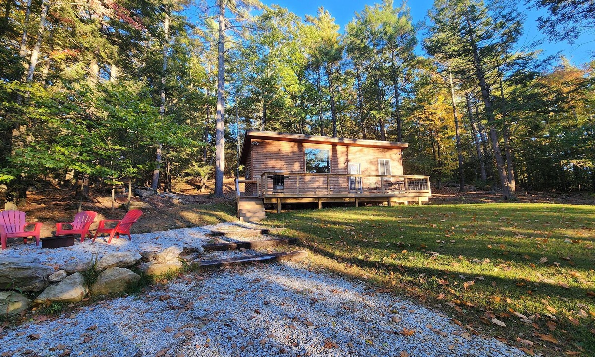 New Ipswich House | Quiet private pond getaway
