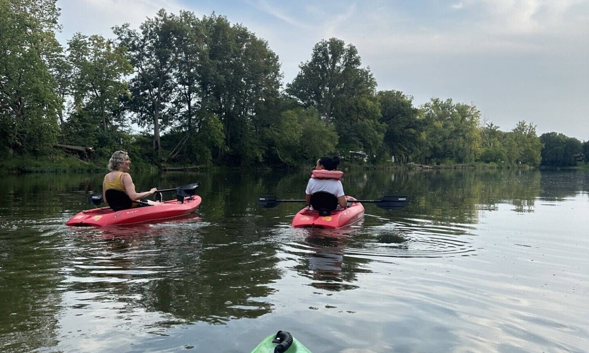 Noblesville House | Quiet Riverfront Escape/Kayaks/Pet Friendly/Views!