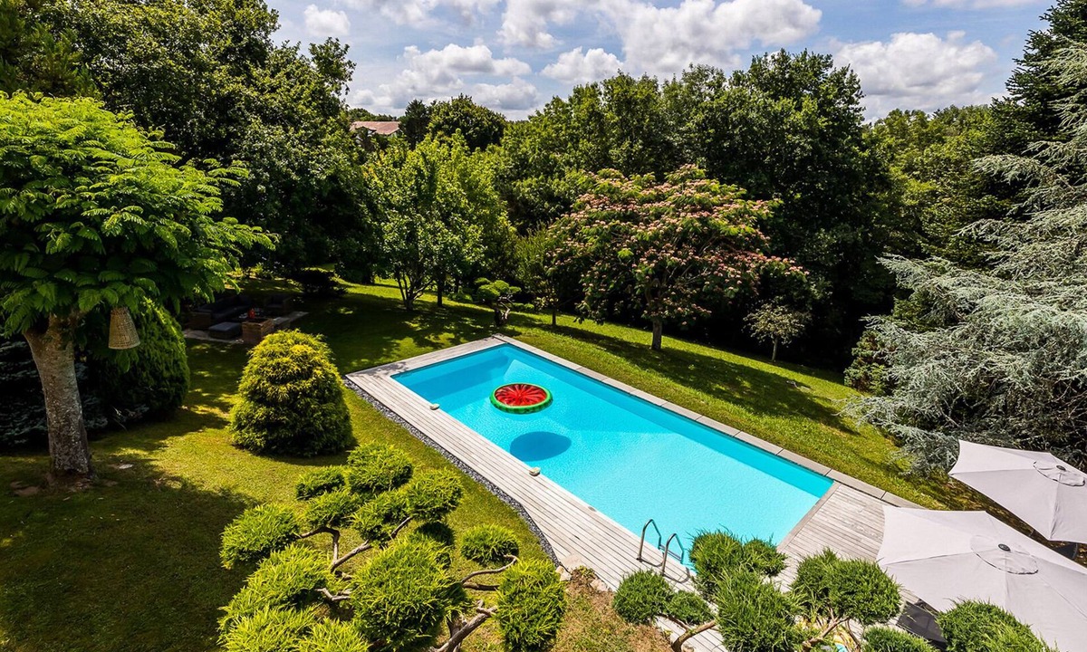 Arbonne House | Quiet villa with pool in Arbonne