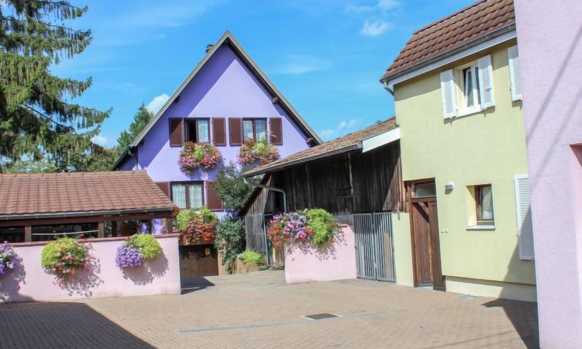 Marckolsheim Apartment | Résidence jaune et rose by Interhome