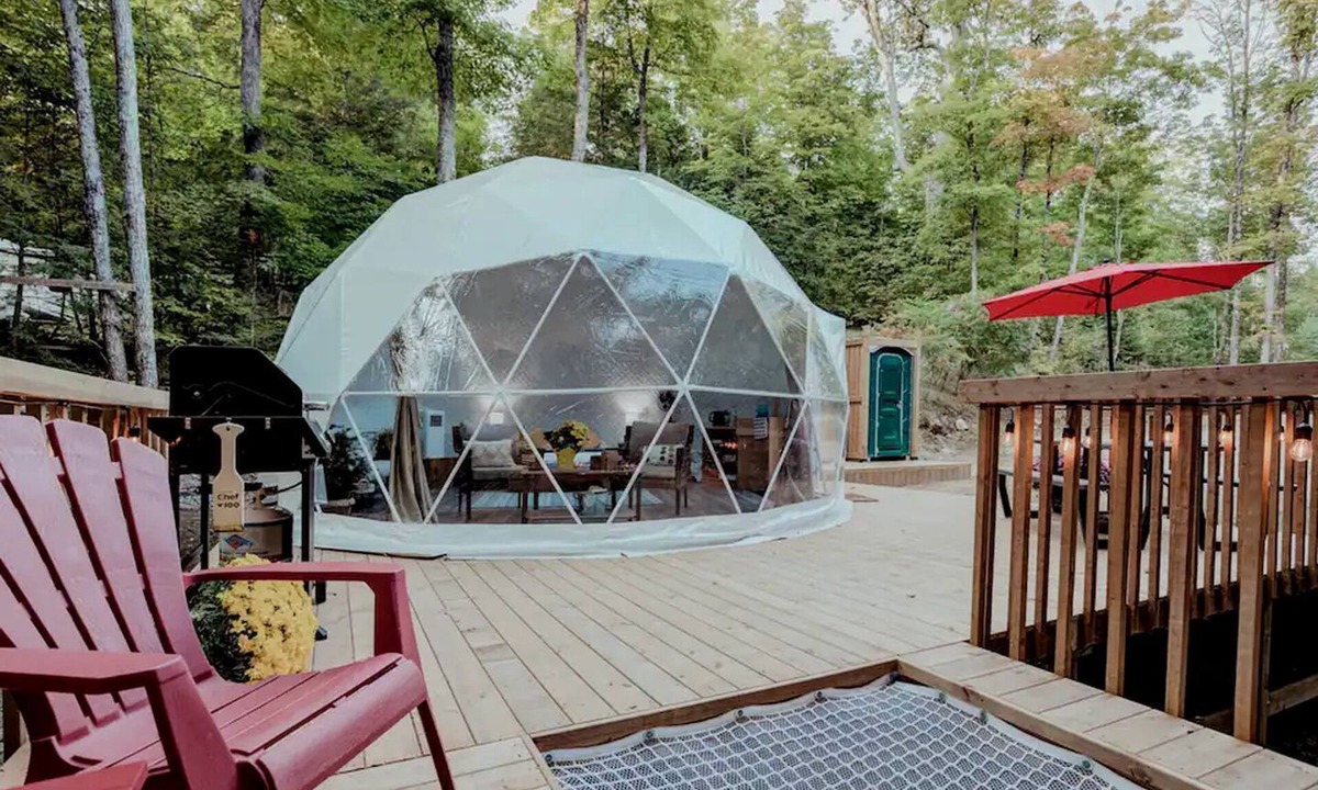North Frontenac House | Ravine Dome overlooking the Mississippi River