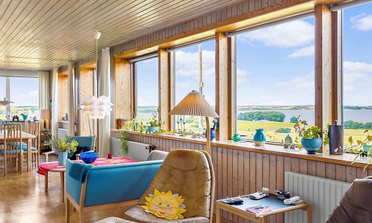 Erslev House | Really nice holiday home with lots of fjord view