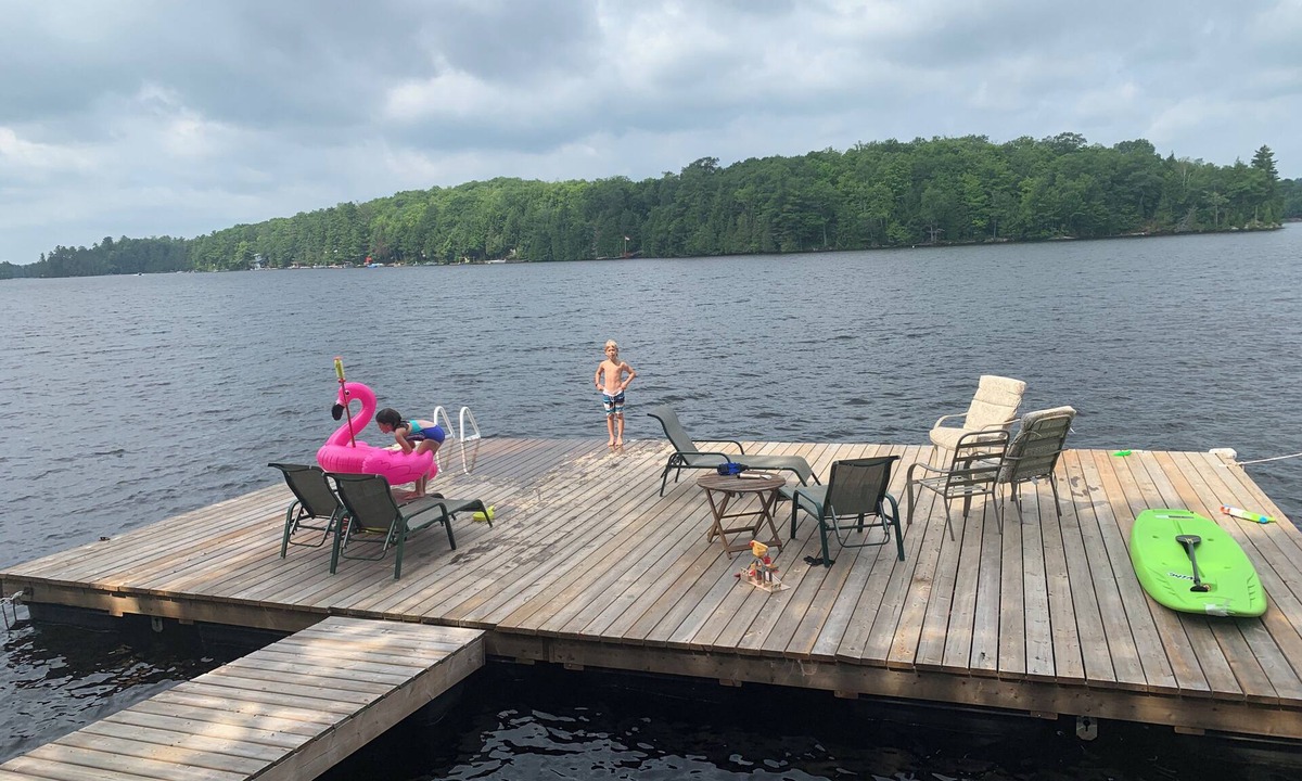 Highlands East Cottage | Red pines lake house, great for 2 families,Pet-friendly. Beautiful sunsets!