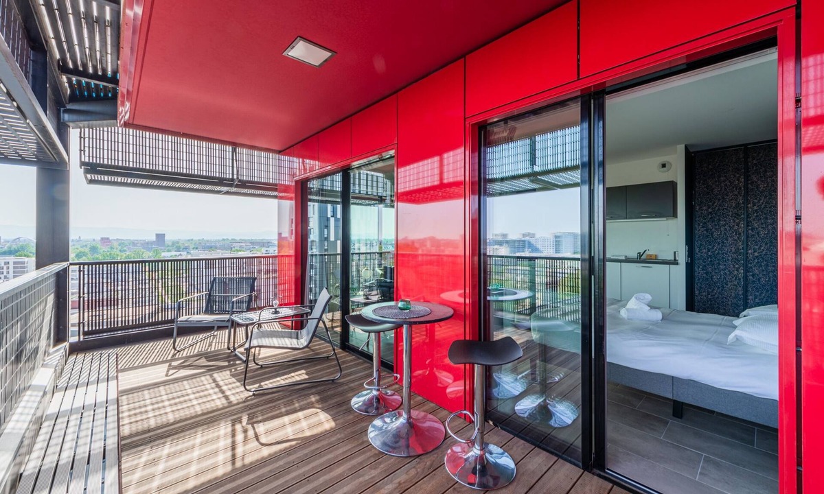 Neudorf Ouest Apartment | Red Sky - Studio presqu'île Malraux avec terrasse