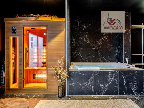 Truchtersheim Apartment | Refuge des Amoureux-Jacuzzi Sauna-Strasbourg 15mn