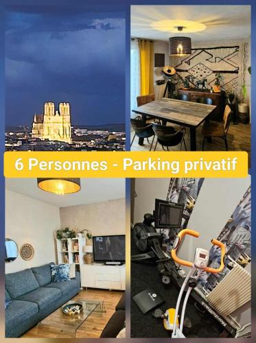 Reims Apartment | Reims Center Cathedral View
