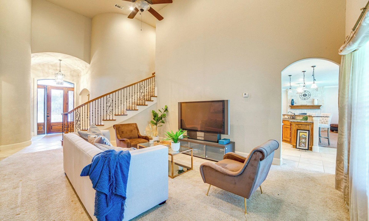 Sunnyvale House | Relax Fireside: Sunnyvale Family Home w/Yard