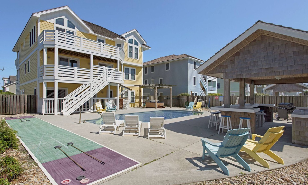 Nags Head House | Relax Inn 5110: Semi-oceanfront, Pool, Elevator
