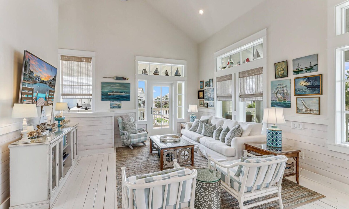 Cinnamon Shore House | Relax on Wrap-Around Deck at Cinnamon Shore Home w/Great Amenities