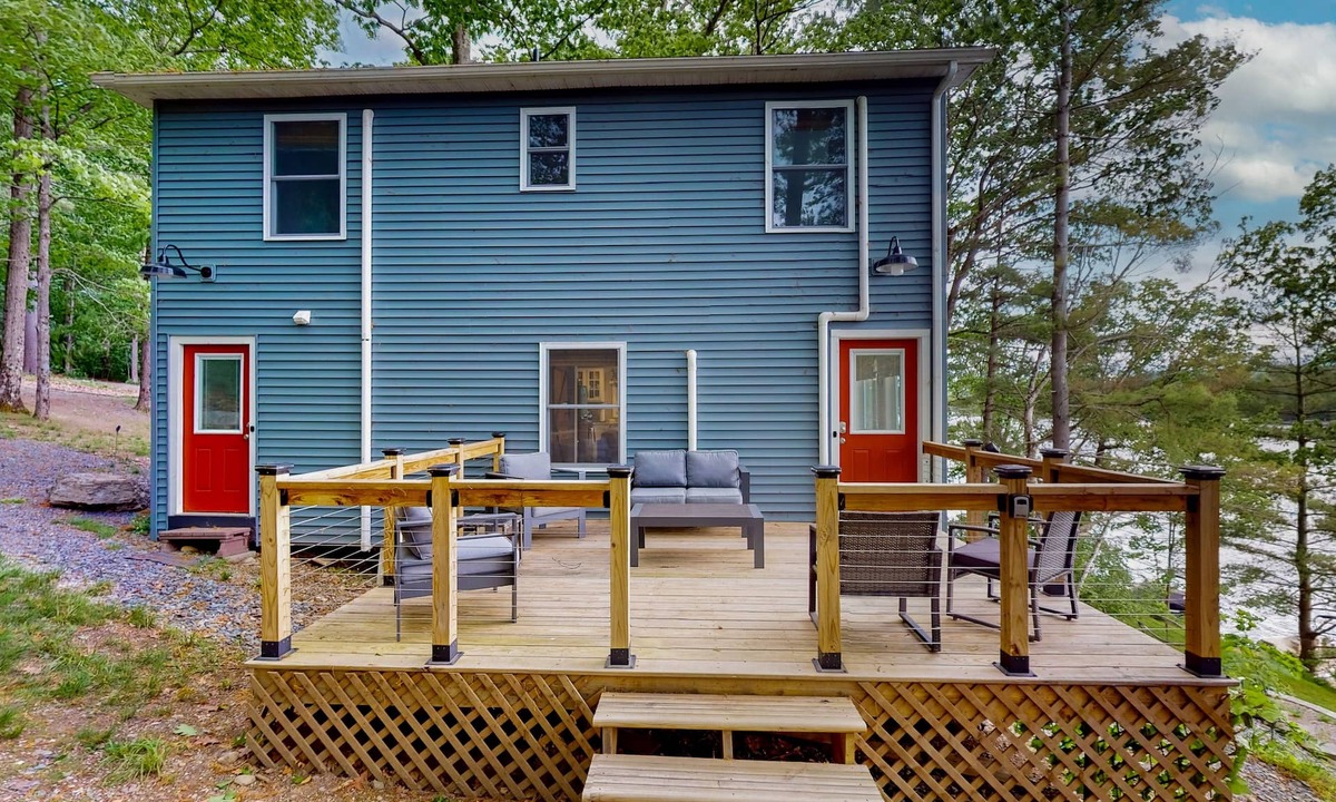 Castleton House | Relaxing, cozy, lakefront home with secluded deck, dock & direct lake access