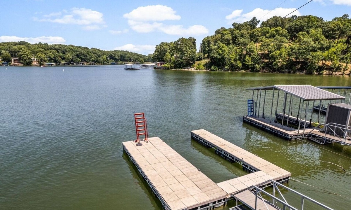 Grove Cabin | Remodeled cabin on Grand Lake with boat slip and boat dock. Pet-Friendly!