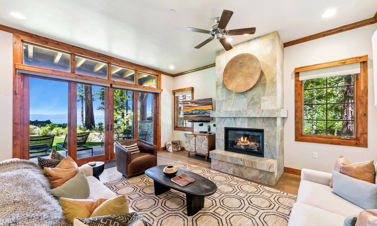 Sierra Shores Condo | Remodeled Luxury Lakeview w/Fireplace, Hot Tub, Gym | PEAK SS13